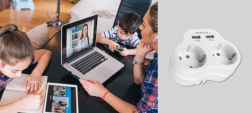 Viko’dan hem priz hem USB