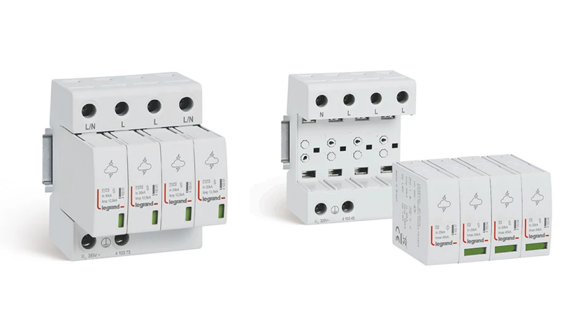 Legrand&rsquo;dan Yeni Parafudr Serisi