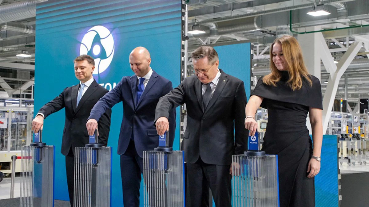 Rosatom, Rusya'nın ilk lityum-iyon enerji depolama giga fabrikasını faaliyete ge&ccedil;irdi